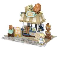 JAKI 佳奇 女孩街景:晴天泡芙积木街景系列 JK2126 膨胀面包