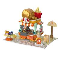 JAKI 佳奇 女孩街景:晴天泡芙积木街景系列 JK2128 干脆炸鸡