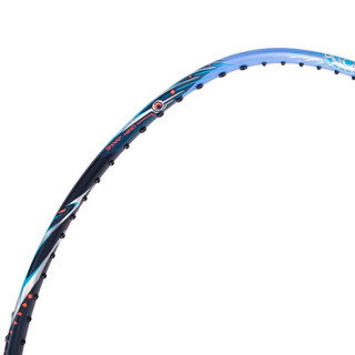 李宁（LI-NING） 羽毛球拍锋影系列全面速度型快速回弹单拍进阶高端羽拍张楠同款 锋影900月MAX(3U)蓝（可定磅数）