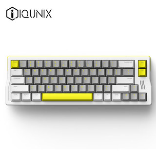 IQUNIX Q66银迹 机械键盘 三模热插拔客制化键盘 无线蓝牙游戏键盘 66键电脑键盘 TTC金粉轴RGB版