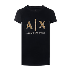 Armani Exchange 阿玛尼水晶印短袖T恤女士AX3KYTRAYJC7ZBAS春季新款