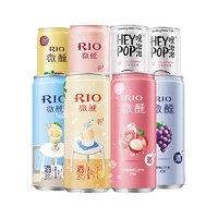RIO 锐澳 预调 鸡尾酒 果酒 微醺3度 330ml*6罐+赠气泡水*2罐（6种口味）