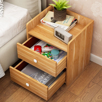 床头柜实木现代简约小型色家用简易置物架卧室床边收纳储物小柜子