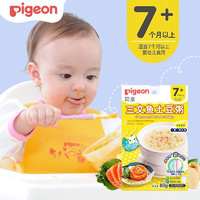 Pigeon 贝亲 婴幼儿辅食粥 宝宝米糊粥 三文鱼土豆粥 7-36个月 80g