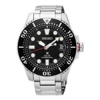 SEIKO 精工 PROSPEX系列 SNE437J1 男士潜水手表 41-43mm 不锈钢 黑色 圆盘