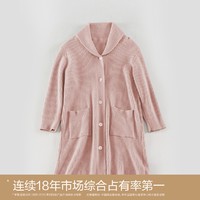 LUOLAI 罗莱家纺 专柜同款羽毛纱时尚女士家居袍舒适亲肤睡衣