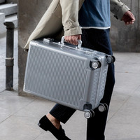 Carany 卡拉羊 商务系列铝框行李箱拉杆箱可登机万向轮旅行箱