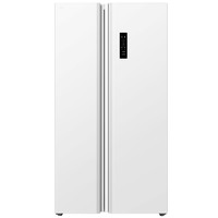 TCL 518升新款大容量家用双开门大冰箱超薄家用冰箱风冷电冰箱R518V5-S象牙白