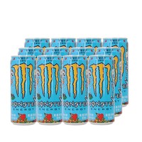 MOZA 魔爪 可口可乐（Coca-Cola）魔爪 Monster 芒果味风味饮料 能量饮料 330ml*24罐 整箱装