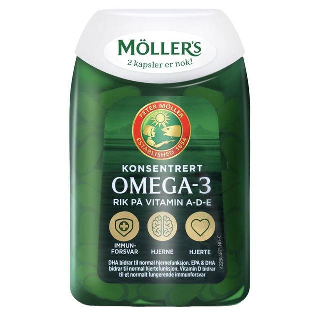 Mollers 沐乐思 挪威Mollers沐乐思深海鱼油软胶囊成人dha鱼肝油omega3epa高纯度