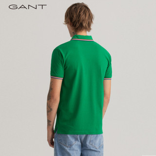 GANT 甘特 夏季男士美式休闲珠地网眼短袖Polo衫2052002
