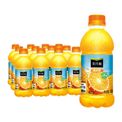 Minute Maid 美汁源 可口可乐 美汁源果味果汁饮料果粒橙橙汁300mlx12瓶整箱含维生素C