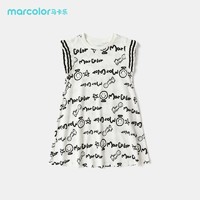 MarColor 马卡乐 2023年夏季新款女童潮流时尚日常休闲甜美可爱简约风连衣裙