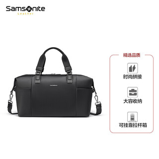 Samsonite 新秀丽 行李袋商务时尚大容量多功能旅行包手提包运动包黑色 NP5