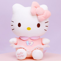 Hello Kitty 猫咪玩偶 23cm裙装蝴蝶款