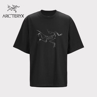 ARC'TERYX 始祖鸟 ARC’TERYX始祖鸟 ENVOY ARC'WORD  透气 男子 棉质短袖T恤 Black/黑色 S