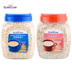 EUROCOW 优佳 马来进口优佳Eurocow即食快熟澳洲纯燕麦片代餐免煮早餐即食