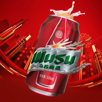 WUSU 乌苏啤酒 经典红罐烈性啤酒330ml*6罐新疆大红乌苏小听装易拉罐