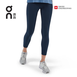 On 昂跑 女子紧身裤 Active Tights Navy