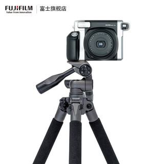 富士FUJIFILM instax W300 一次成像立拍立得相机5英寸宽幅相机 典雅黑相纸组合装 官方标配