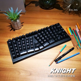 XBOWSKnight铝合金人体工学金属热播拔机械键盘黑轴青轴茶轴