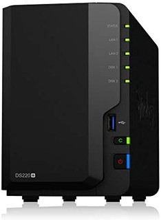 Synology 群晖 DiskStation DS220+ 网络存储服务器  NAS套装