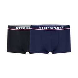 XTEP 特步 男子运动平角内裤 舒适透气男子运动内裤