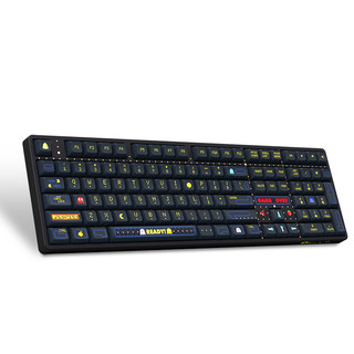 Akko 5108S吃豆人联名款机械键盘有线RGB热插拔JDA高度键帽卡通