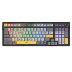 AJAZZ 黑爵 AK992 99键 三模键盘 茶轴 RGB
