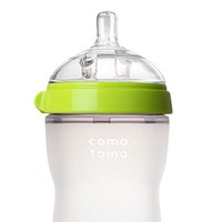 comotomo 硅胶奶瓶 250ml 绿色 3月+