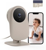 nooie [亚马逊*] Nooie 婴儿监听器带 Micro SD 卡,1080P 夜视,运动和噪音检测,与 Alexa 配合使用