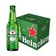 限地区：Heineken 喜力 啤酒500ml*12瓶整箱玻璃瓶装喜力黄啤酒