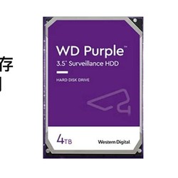 Western Digital 西部数据 紫盘 4t