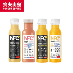 农夫山泉NFC果汁3瓶装非浓缩冷压榨饮料nfc橙汁芒果苹果香蕉汁