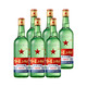 88VIP：红星 绿瓶 1680 二锅头 纯粮清香 56%vol 清香型白酒 500ml*6瓶 整箱装