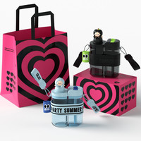 世大家 分仓双饮水杯 500ml+350ml 蓝莓了+嘿苹果