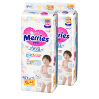 Merries 妙而舒 婴儿纸尿裤 XL44*2包