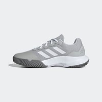 adidas官方outlets阿迪达斯GameCourt 2男女舒适网面网球运动鞋 46.5 290mm 灰色/白色