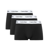 Calvin Klein 内裤男四角三条装CK内裤男正品平脚棉弹舒适