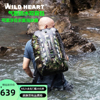 WILD HEART 狂野之心 登山双肩包男户外防水徒步背包溯溪背包大容量水上可漂浮