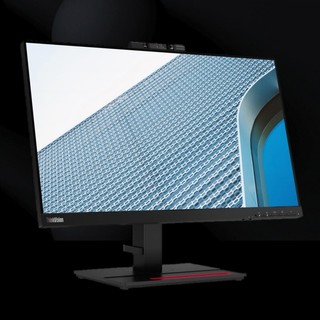 （ThinkVision） IPS屏纤薄窄边框 升降旋转可壁挂 电脑办公显示器 T24v-30 （VGA+HDMI+DP）