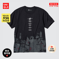  UNIQLO/优衣库 ARCHIVE印花 男装/女装T恤  160/76A/XS 09 黑色
