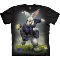 THE MOUNTAIN 男女T恤情侣装短袖圆领3D立体疯狂的兔子正品103702