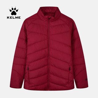 KELME 卡尔美 新款男士运动羽绒轻型羽绒时尚百搭休闲防寒服