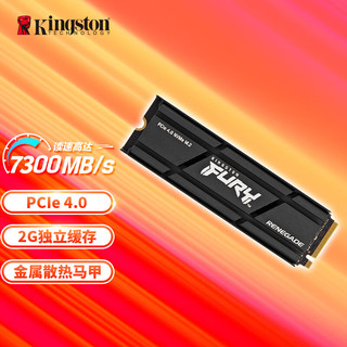Kingston 金士顿 FURY 2TB SSD固态硬盘 M.2接口(NVMe PCIe 4.