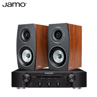 Jamo 尊宝 C93II书架音箱+马兰士PM6007功放机 hifi高保真2.0流媒体音箱套装