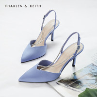CHARLES & KEITH CHARLES&KEITH;早春新品CK1-60280280-A女士高跟凉鞋婚鞋 Blue蓝色 41