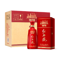 西凤酒红西凤系列红西凤（1978） 收藏白酒 送礼白酒 52度 整箱500mlx6盒