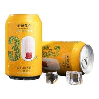 轩博 3.0 小麦白啤 精酿啤酒 330ml*24听 整箱装