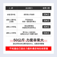 RUIYATE 瑞亚特 臂力器男50公斤握力棒健身器材家用弹力压力弹簧棍拉握力器臂力棒